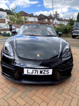 
										Porsche 718 Spyder 7,885km full									