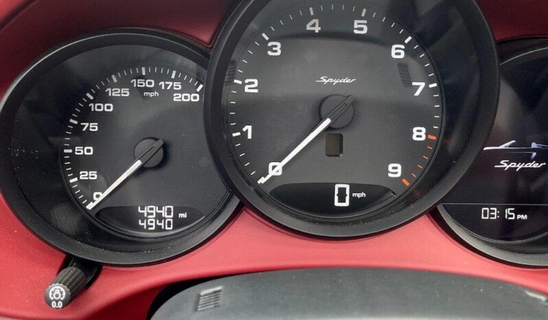 
								Porsche 718 Spyder 7,885km full									